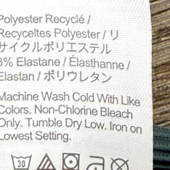 J. Crew Ribbed Square-Neck One-Piece Swimsuit Teal Size 22 NWT Summer Beach - Picture 11 of 11